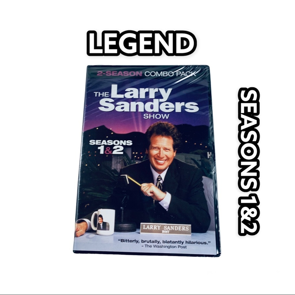 The Larry Sanders Show: Seasons 1&2 DVD. New! FACTORY SEALED!